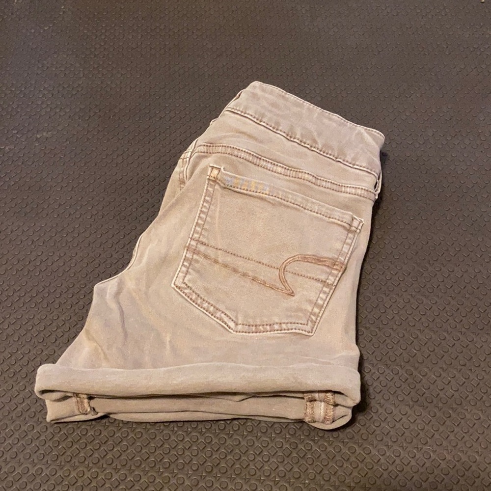 American eagle super stretch midi short